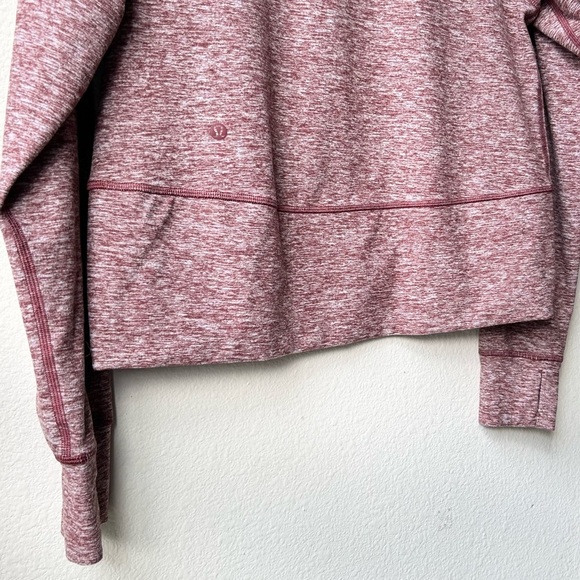 Lululemon Ready to Rulu Fleece Pullover Heathered Savannah Sz 4 - Picture 8 of 10